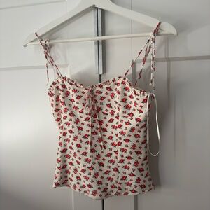 Floral Spaghetti Strap Top